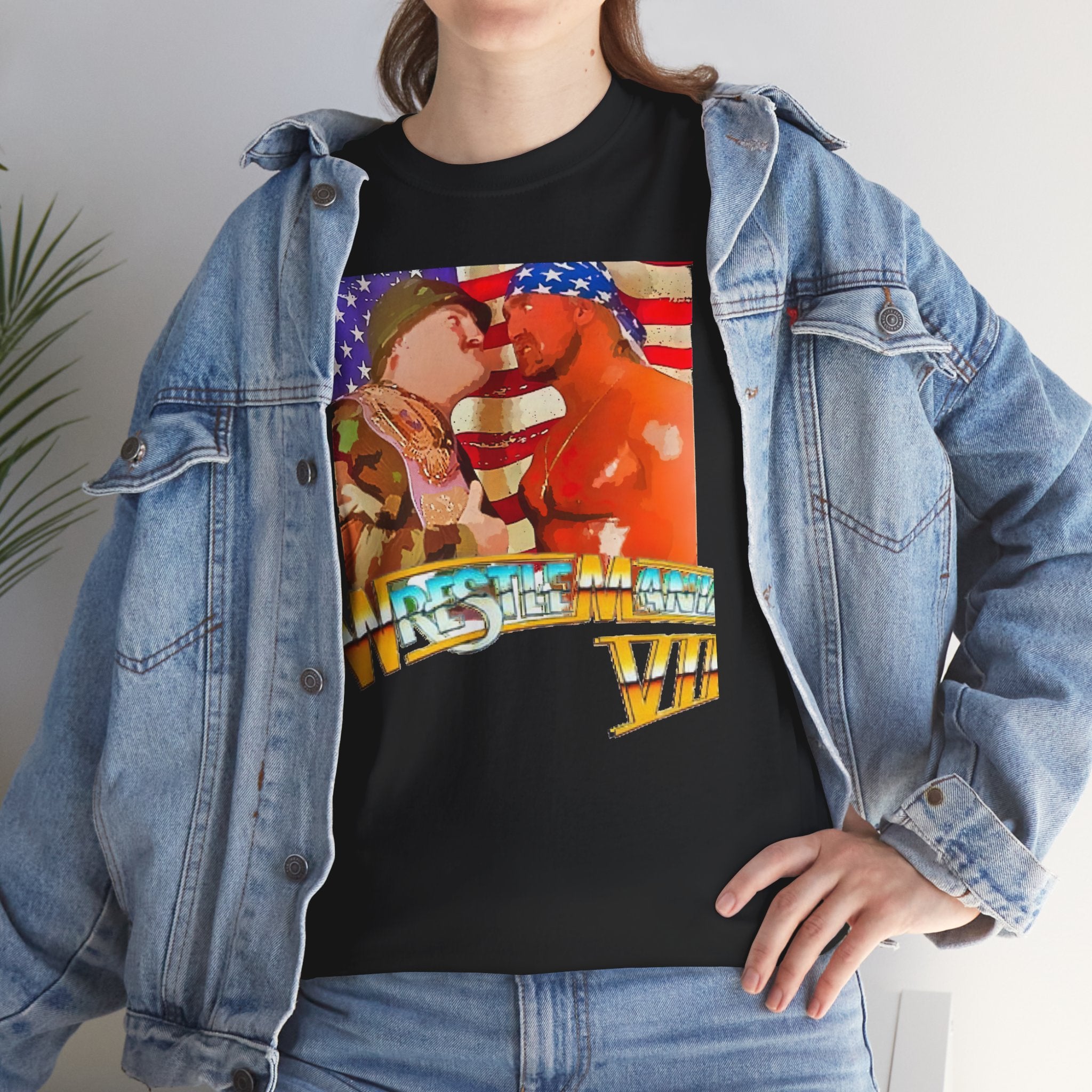 Wrestlemania 7 Hulk Hogan vs Sgt Slaughter T-shirt