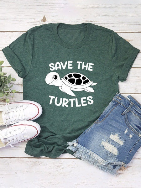 Save the turtles T-shirt