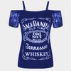 Jack Daniels Sexy Short Sleeved T Shirt for women