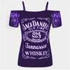 Jack Daniels Sexy Short Sleeved T Shirt for women