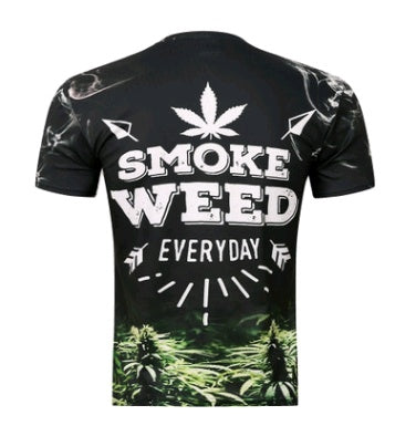 Smoke weed 3d T-shirt