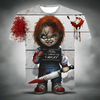 Horror Movies 3D Printed T-Shirt