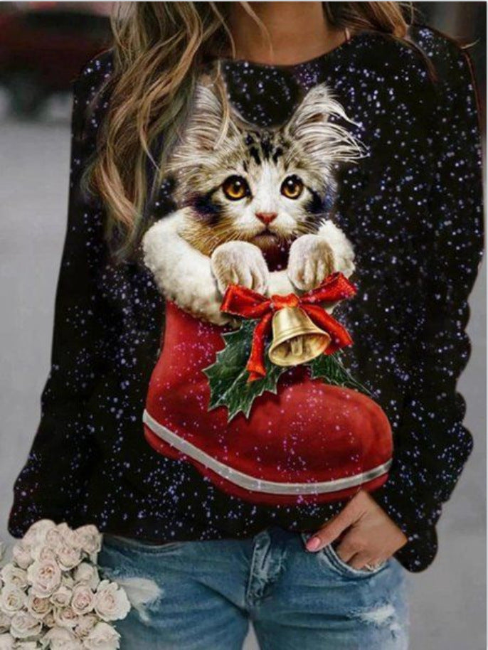Cute kitten sweater