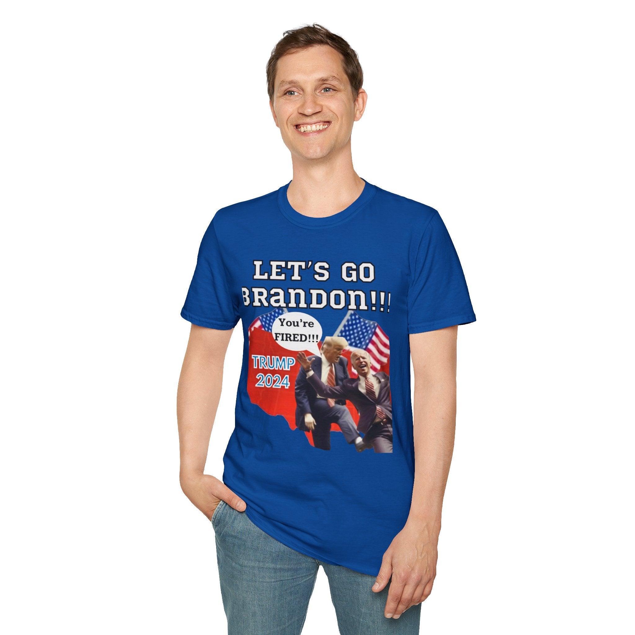 Trump 2024 - let’s go Brandon T-shirt - Epic Shirts 403