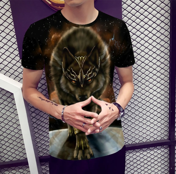 3d wolf shirt