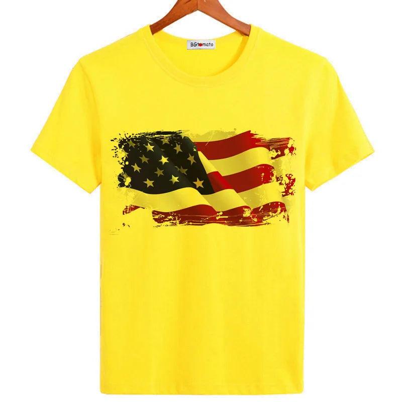 BGtomato 3D American Flag T-shirt for Men - Epic Shirts 403
