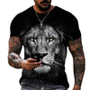 3d lion and wolf shirts