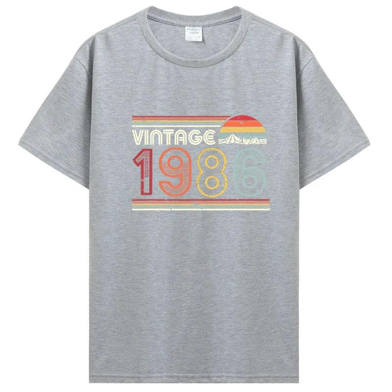 Funny 1986 Vintage Birthday Gift Retro Style T Shirt - Epic Shirts 403