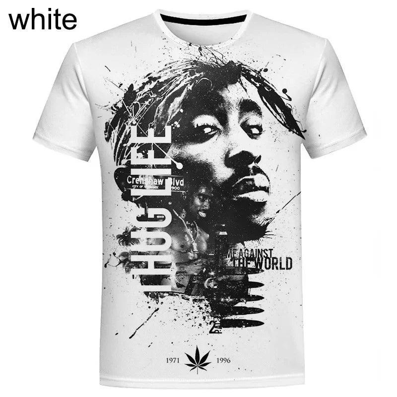 Tupac Amaru Shakur Print T Shirt - Epic Shirts 403