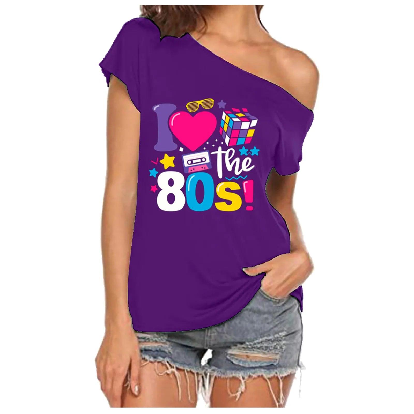 The 80s Love Women T Shirts - Epic Shirts 403