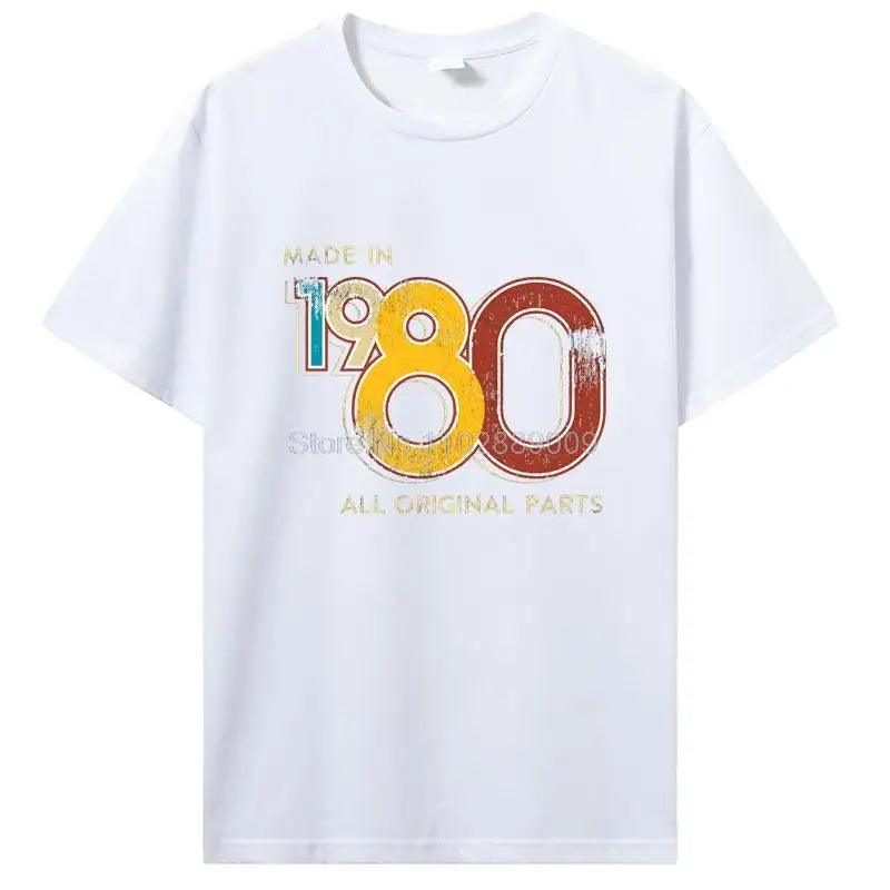 Vintage Made In 1980  Men Cotton T Shirt - Epic Shirts 403