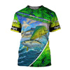 Summer 3D Fishing  Printing Round Neck Shirt - Epic Shirts 403