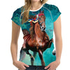 3d horse shirts for women