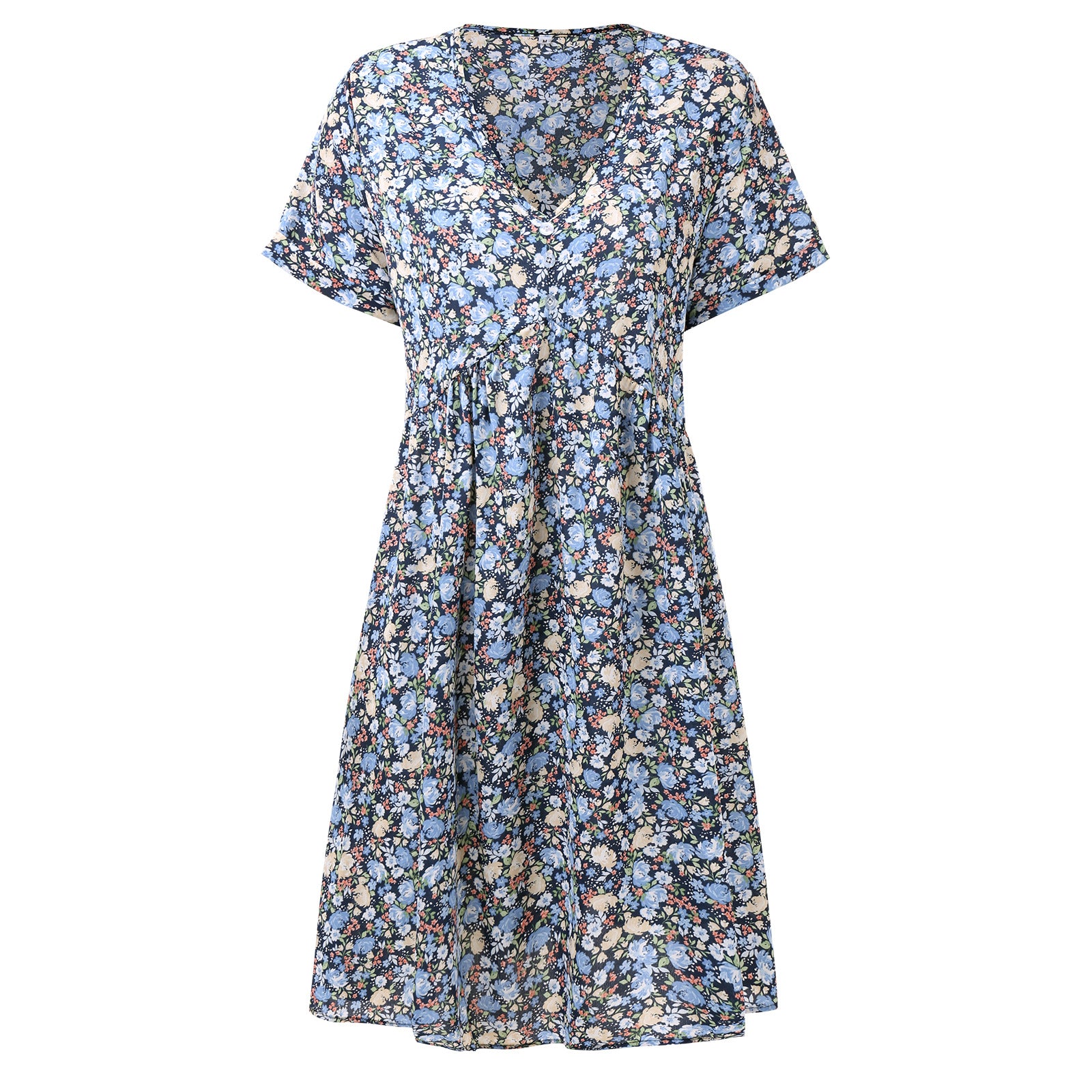 European And American Women's Floral Long Dress